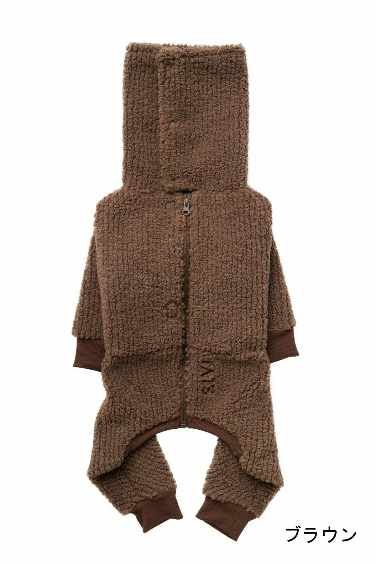 専用品　ウィペット　M ベージュ SIVI モコモコカバーオール | SIVI｜イタグレ 服・ウィペット 服｜犬用